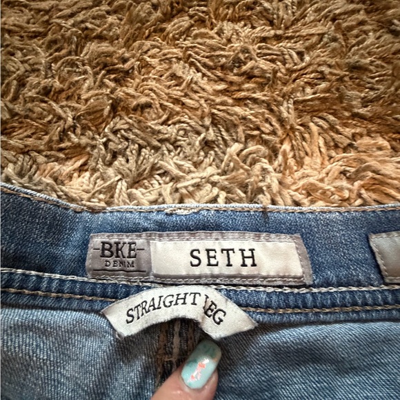 Men's Light Blue Jeans by BKE - Picture 5 of 7